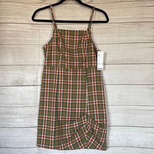 Urban Outfitters Monica Plaid Mini Dress Women's Size Small